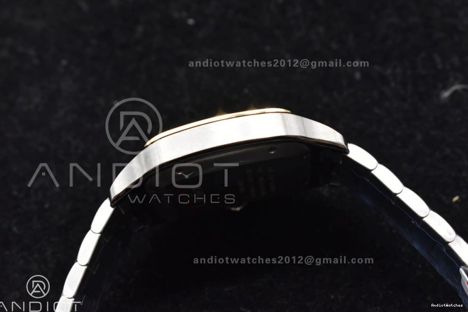 Dial 1:1 SmartLinks Contemporary 40mm White 1053 V Best on SS YG Bracelet MIYOTA 9015 BVF SS Edition Cartier YG Santos de 0122